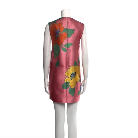 ISO ALÉMAIS Pink Floral Piato Mini Dress - Picture 6 of 6